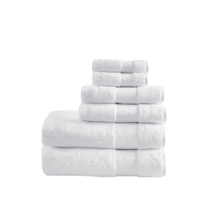 English Elm Cotton Madison Park Turkish 6-Piece Bath Towel Set - 600gsm Oversized Plush Oeko-Tex Luxury Towels B03599327