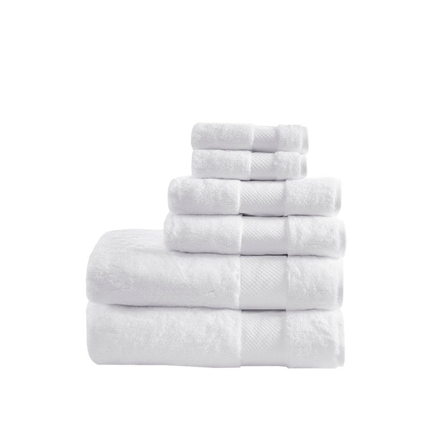English Elm Cotton Madison Park Turkish 6-Piece Bath Towel Set - 600gsm Oversized Plush Oeko-Tex Luxury Towels B03599327