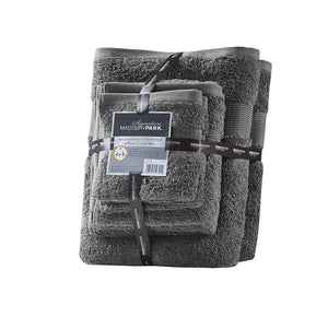 English Elm 100% Egyptian Cotton Luxor 6-Piece Towel Set – 650gsm Plush, OEKO-TEX Made in Green, Gold Seal Quality B03599360