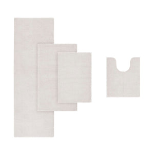 English Elm 100% Cotton Tufted Bath Runner Rug Heavyweight Reversible Spa Grade Plush Pile B03599293