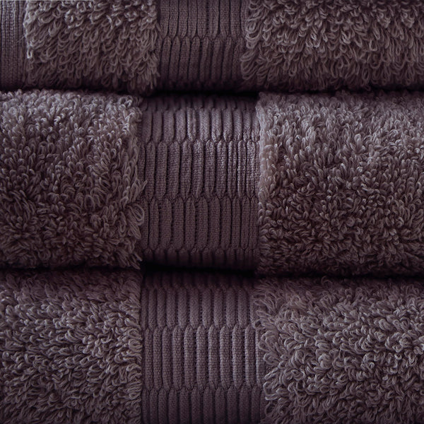 English Elm 100% Egyptian Cotton Luxor 6-Piece Towel Set – 650gsm Plush, OEKO-TEX Made in Green, Gold Seal Luxury B03599338
