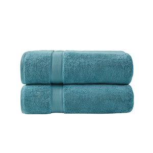 English Elm 100% Cotton Madison Park Signature 800GSM 2PC Bath Sheet Set – Ultra-Absorbent, Antimicrobial SILVADUR™ Luxury Aqua 17.72 L x 12.2 W x 5.12 H B03599351