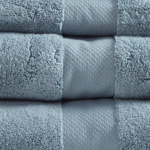 English Elm Cotton Madison Park 6-Piece Turkish Cotton Bath Towel Set | 600gsm Oversized Plush, Oeko-Tex Certified Luxury B03599332