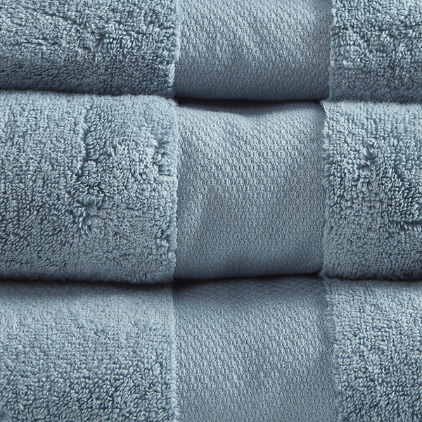 English Elm Cotton Madison Park 6-Piece Turkish Cotton Bath Towel Set | 600gsm Oversized Plush, Oeko-Tex Certified Luxury B03599332