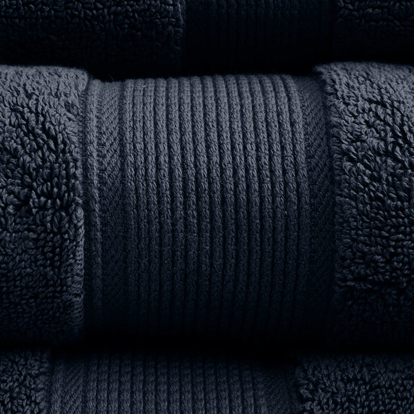 English Elm 100% Cotton Madison Park Signature 800GSM 8PC Antimicrobial Towel Set – Ultra Soft, Highly Absorbent, OEKO-TEX Certified Black 14.17 L x 10.63 W x 8.27 H B03599325