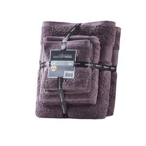 English Elm 100% Egyptian Cotton Luxor 6-Piece Towel Set – 650gsm Plush, OEKO-TEX Made in Green, Gold Seal Luxury B03599338