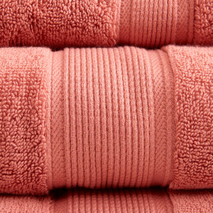 English Elm 100% Cotton 8PC Antimicrobial Towel Set — Madison Park Signature 800GSM Luxury, Ultra Absorbent, OEKO-TEX Coral 14.17 L x 10.63 W x 8.27 H B03599316