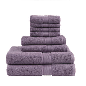 English Elm 100% Madison Park Signature 800GSM Cotton 8PC Towel Set – Luxurious, Antimicrobial, OEKO-TEX Certified Comfort B03599355