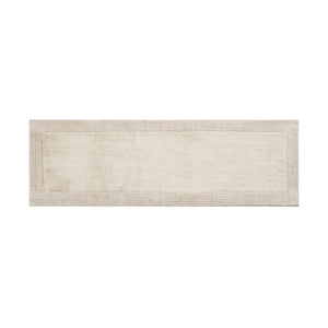 English Elm 100% Cotton Tufted Bath Runner Rug Heavyweight Reversible Spa Grade Plush Pile Natural B03599298