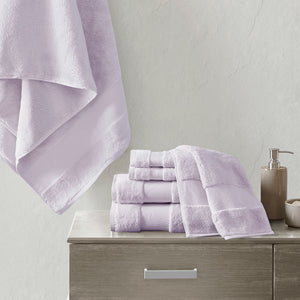 English Elm Cotton Madison Park Turkish 6-Piece Bath Towel Set - Oversized 600gsm Plush, Oeko-Tex Certified Luxury B03599358
