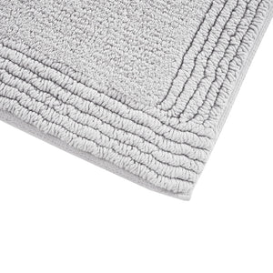 English Elm 100% Cotton Tufted 3000GSM Reversible Bath Rug Grey 24x72" - Plush OEKO-TEX Luxury, Machine Washable, Heavyweight B03599304