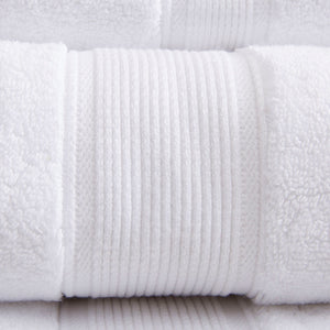 English Elm 100% Madison Park Signature 8PC 800GSM Cotton Towel Set - Antimicrobial Silvadur, Soft, OEKO‑TEX Certified B03599309