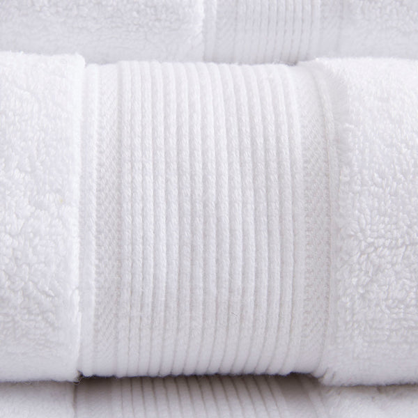 English Elm 100% Madison Park Signature 8PC 800GSM Cotton Towel Set - Antimicrobial Silvadur, Soft, OEKO‑TEX Certified B03599309