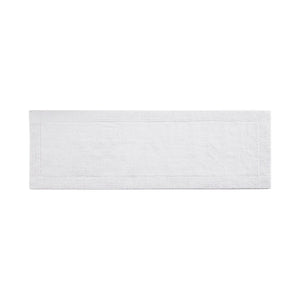 English Elm 100% Cotton Tufted Bath Runner Rug Heavyweight Reversible Spa Grade Plush Pile White B03599296