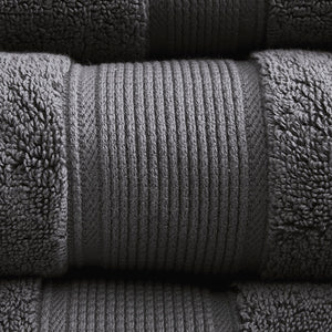 English Elm 100% Cotton Madison Park Signature 8PC 800GSM Antimicrobial Towel Set – Ultra Soft, Absorbent, OEKO-TEX Certified Grey 14.17 L x 10.63 W x 8.27 H B03599318