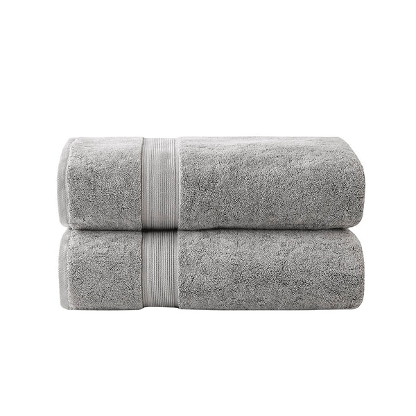 English Elm 100% Cotton 800GSM Madison Park Signature 2PC Bath Sheet Set – Plush, Absorbent, Antimicrobial SILVADUR™ Protection Silver 17.72 L x 12.2 W x 5.12 H B03599340