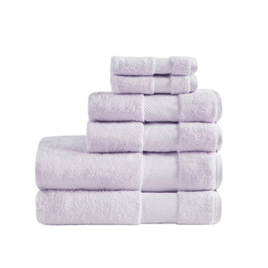 English Elm Cotton Madison Park Turkish 6-Piece Bath Towel Set - Oversized 600gsm Plush, Oeko-Tex Certified Luxury B03599358