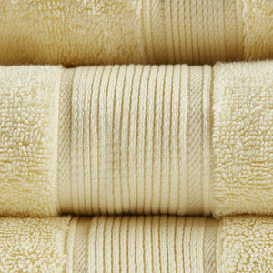 English Elm 100% Madison Park Signature 800GSM Cotton 8PC Towel Set – Spa-Soft, OEKO-TEX, Silvadur Antimicrobial Protection B03599331