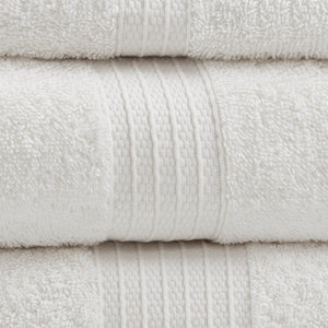English Elm 6 Piece Organic Cotton Towel Set - 650gsm GOTS & OEKO-TEX Certified, Ultra-Soft, Quick-Dry Bath Towels B03598768
