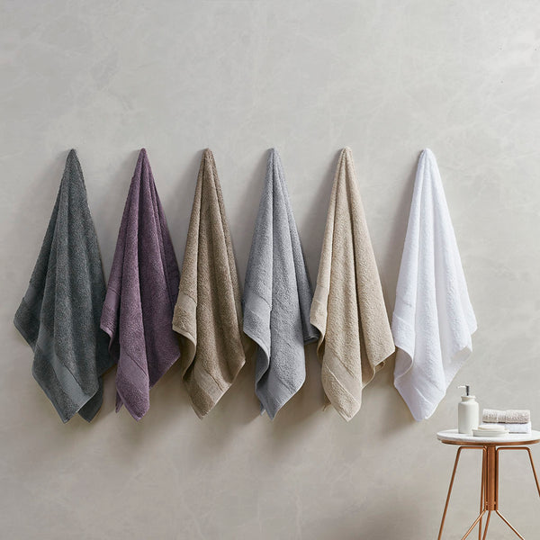 English Elm 100% Egyptian Cotton Luxor 6-Piece Towel Set – 650gsm Plush, OEKO-TEX Made in Green, Gold Seal Quality B03599360