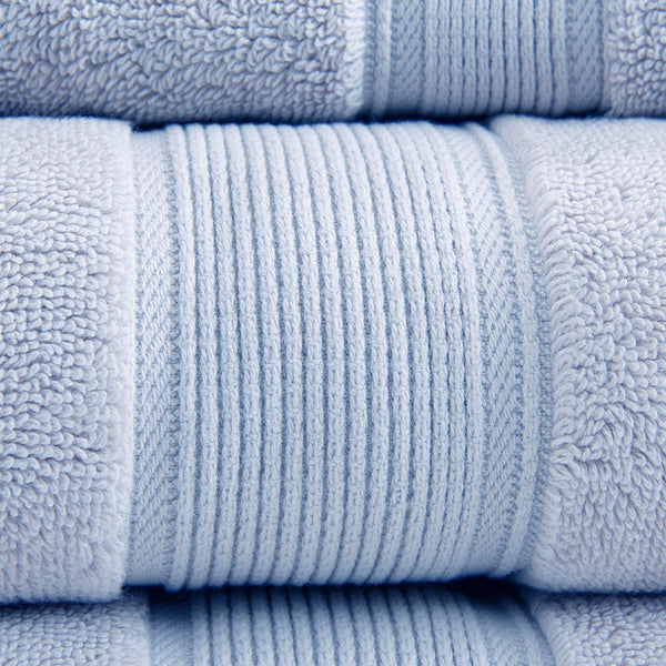 English Elm 100% Cotton Madison Park Signature 8PC 800GSM Antimicrobial Towel Set – Ultra Soft, Absorbent, OEKO-TEX Certified Light Blue 14.17 L x 10.63 W x 8.27 H B03599319