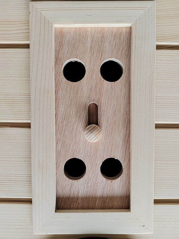 English Elm One Person Hemlock Wood Far Infrared Sauna with Bluetooth Audio and Led Lighting W1149103144