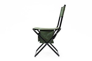 English Elm 4-piece Folding Portable Camping Chair Set with Oxford Cloth and Under-seat Storage Pocket W24172219