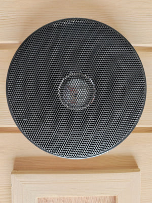 English Elm One Person Hemlock Wood Far Infrared Sauna with Bluetooth Audio and Led Lighting W1149103144