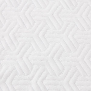 English Elm 4" Memory Foam Mattress Topper with Cooling, Pressure-Relief Support Foam, Removable Zippered Cover White 21.06 L x 17.52 W x 17.52 H B03595128