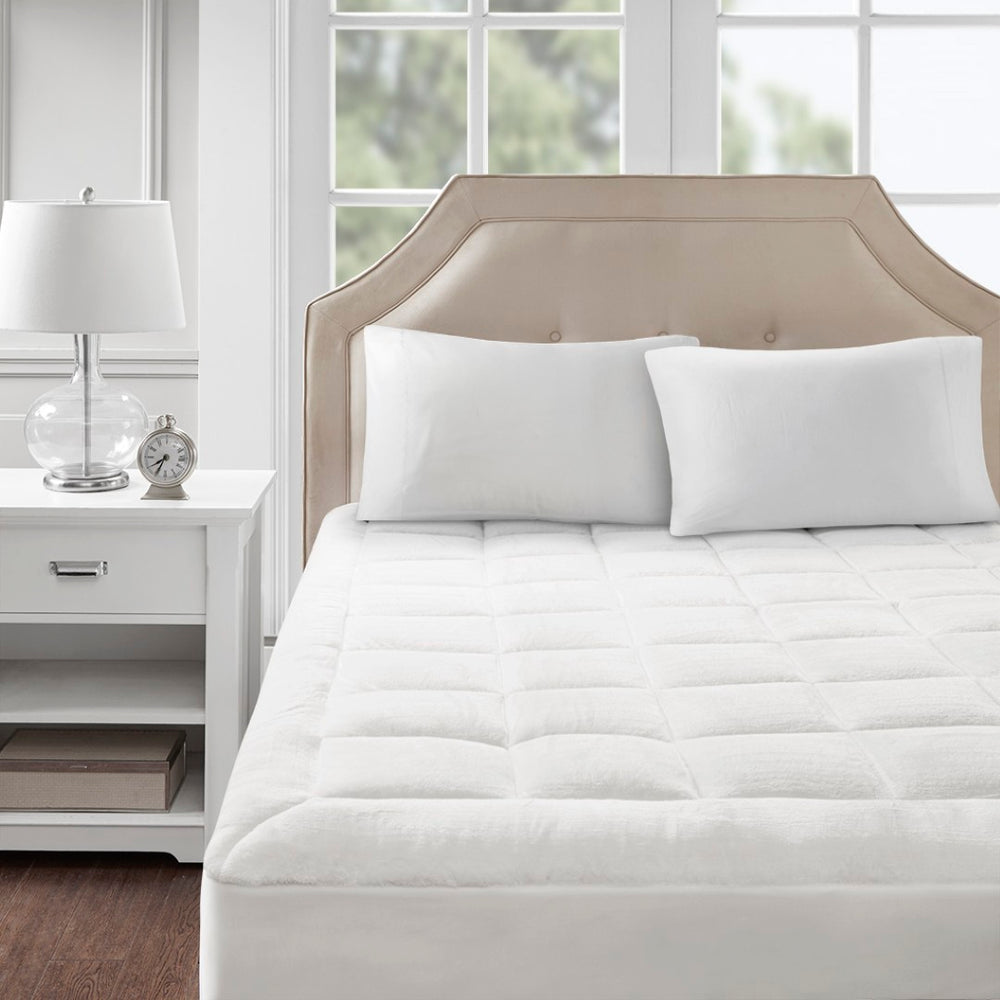 English Elm Overfilled Hypoallergenic Quilted Mattress Pad Waterproof Polyester Sleep Topper B03597677