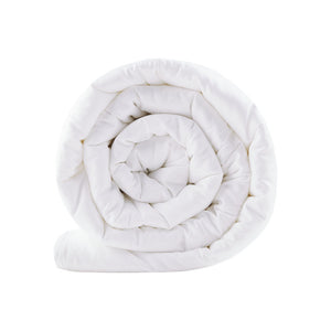 English Elm Cotton Down Alternative Comforter with 3M Thinsulate Featherless Insulation, Hypoallergenic Luxury White 22.05 L x 17.72 W x 7.09 H B03595044