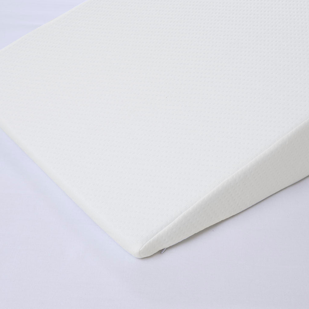English Elm Wedge Memory Foam Bed Pillow 7" Gusset - OEKO-TEX, Washable Zip Cover, Pressure Relief Support B03595154