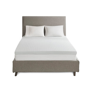 English Elm Mattress Sleep Philosophy 3" Memory Foam Topper Twin XL – 40D Pressure Relief, Moisture-Wicking Cover B03595132