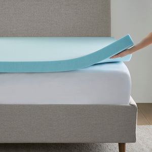 English Elm Mattress Sleep Philosophy 3" Memory Foam Topper King 40D Pressure Relief 3M Moisture Control B03595120