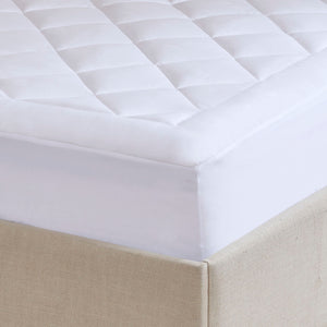 English Elm Deep Hypoallergenic Waterproof Mattress Pad with 3M Moisture Management, OEKO-TEX Safe, Fits 18" Mattresses White 17.72 L x 8.27 W x 8.27 H B03595088