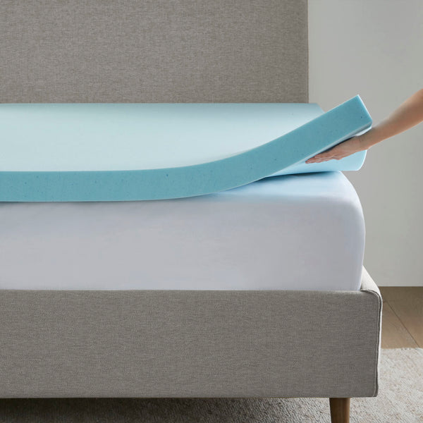 English Elm Mattress Sleep Philosophy 3" Memory Foam Topper Twin XL – 40D Pressure Relief, Moisture-Wicking Cover B03595132