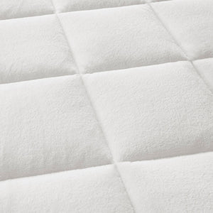 English Elm Overfilled Hypoallergenic Quilted Mattress Pad Waterproof Polyester Sleep Topper B03597677