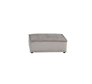 English Elm Anna Four Piece Modular Velvet Sofa Tufted Low Profile Design for Open Living B061S00706