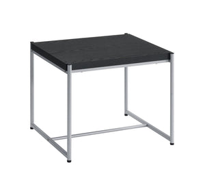English Elm Lennox Matte Black Steel and Mdf 3 Piece Living Room Coffee End Table Set B061110732
