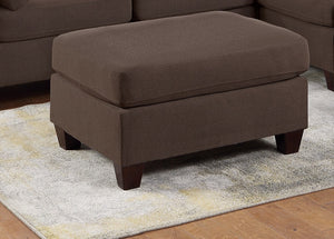 English Elm Modular 6-Piece Sectional Sofa Set - Versatile Black Coffee Living Room Furniture For Any Space B011S00344