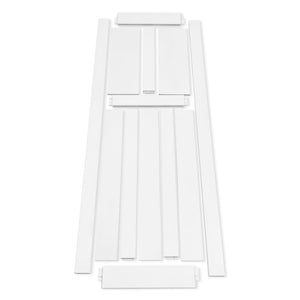 English Elm Crazy Elf Five Panel Primed Interior Door Slab Modern Farmhouse Ready to Paint W936104282