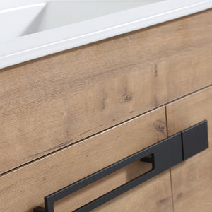 English Elm 24 Dual-Purpose 24" Bathroom Vanity Cabinet with Soft-Close Doors, Adjustable Shelf, Floor or Wall Mount W999104319