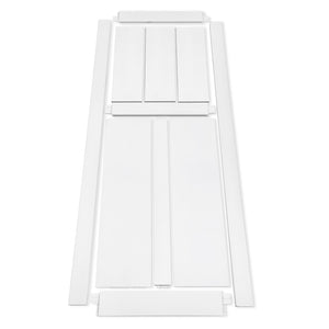 English Elm Crazy Elf Triple Primed Barn Door Slab with Sliding Hardware Kit for Modern Interiors W936S00050