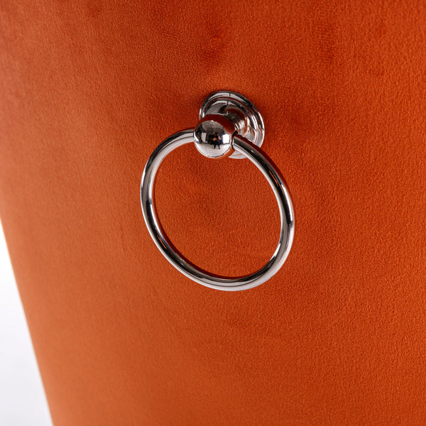 English Elm A&A Tufted Modern Dining Chair with Solid Wood Frame, High-Rebound Cushion, Nailhead Trim, Durable Design Black PU W114390197