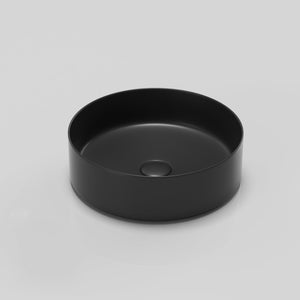 English Elm Ceramic Art Basin Vessel Sink – Stylish Above-Counter Bathroom Sink, Durable Glazed Easy-Clean Design W999104414