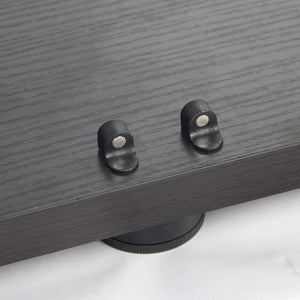 English Elm Two-Door Glass Display Cabinet With 3 Shelves – Elegant Curio For Living Room, Office & Bedroom Decor W1806104445-GIGA