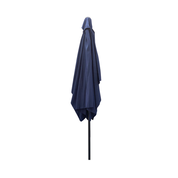 English Elm 6 Patio Umbrella 9x6ft Rectangle Waterproof Crank Tilt Outdoor Sunshade UV40+ Weather‑Resist Navy Blue W65690322