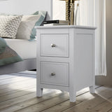 Hearth and Haven Mason 3 Piece Bedroom Set with King Bed, Nightstand and Dresser, White