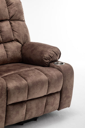 English Elm Lift Power Recliner Chair Big Tall Users Okin Motor Heat Massage Wide Seat W547S00029