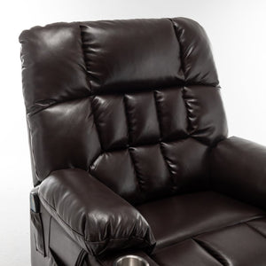 English Elm Lift Power Recliner Chair Big Tall Users Okin Motor Heat Massage Wide Seat W547S00030